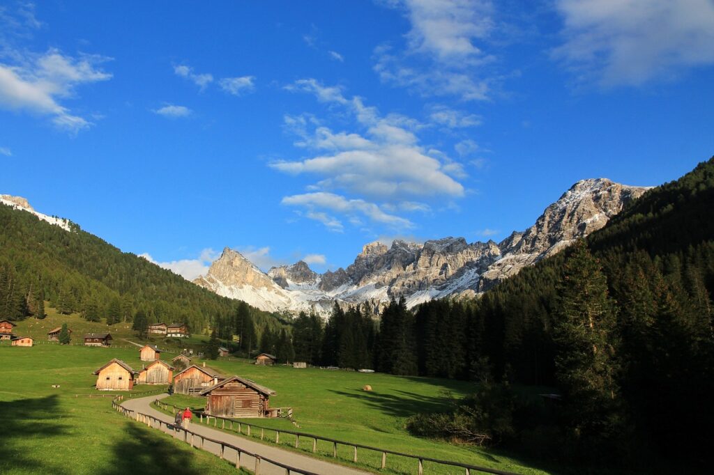 mountain, dolomites, val di fassa